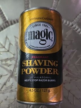 Magic Fragrant Shaving Powder - Gold and Black